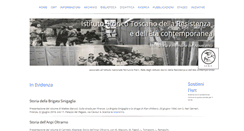Desktop Screenshot of istoresistenzatoscana.it